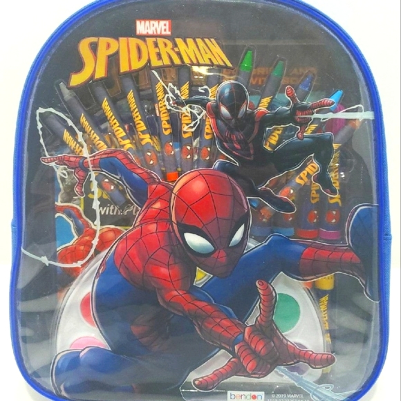Spiderman Travel Coloring & Activity Set - Picture 2 of 7
